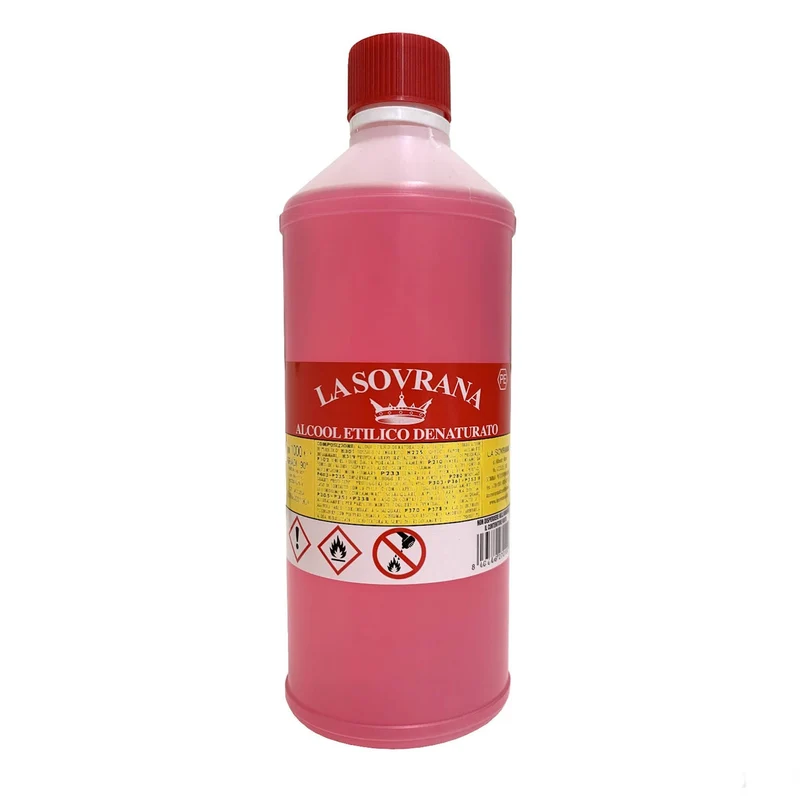 Alcool Alcol Denaturato 99,9° 99 Gradi Restauro Pulitura Sciogliere Gommalacca Certificato