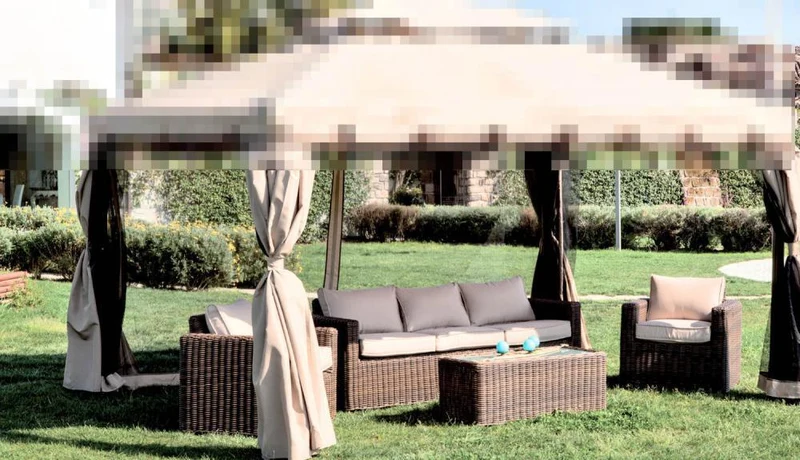 Ricambio Solo Teli 4 Pz Laterali Per Gazebo Adventure 3x4 Set Con Cerniera