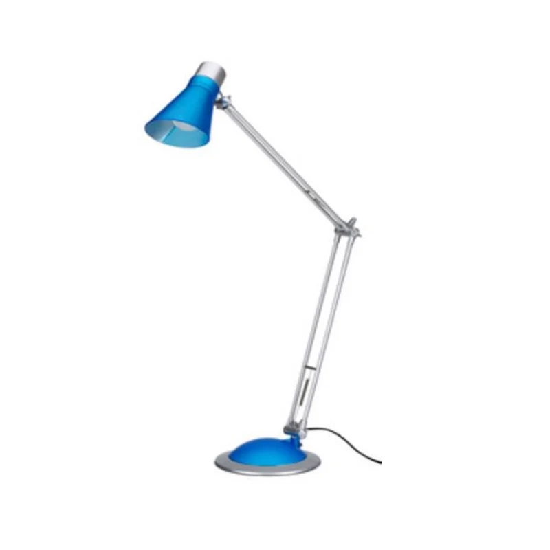 Lampada Scrittoio Scrivania Lampadina Led Inclusa E27 6w Cm 65 H Giunto A Molla