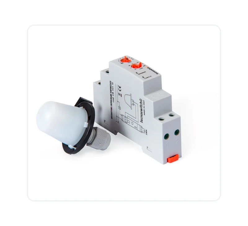 Interruttore Crepuscolare con Spegnimento Temporizzato Tecnoswitch – CR101TE