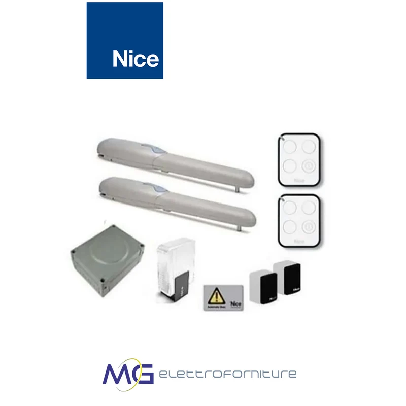 Kit Nice Wingo per Cancelli a Battente Anta fino a 2 m 24V – WINGO4024BDKCE