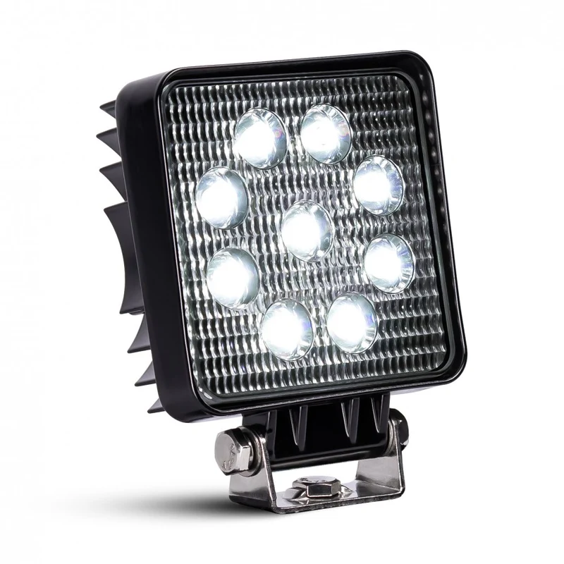 Faro da lavoro a LED quadrato da 27 W / 1450 lumen