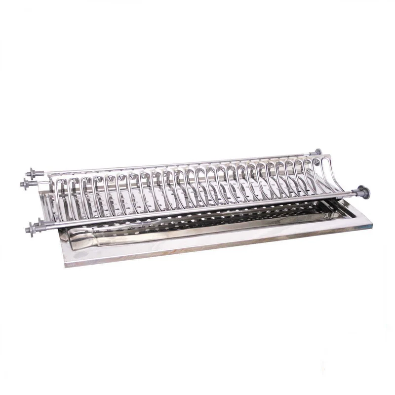 Scolapiatti Inox Cm 76 Set 3 Pezzi SCola Piatti Scola Con Gocciolatoio Cucina
