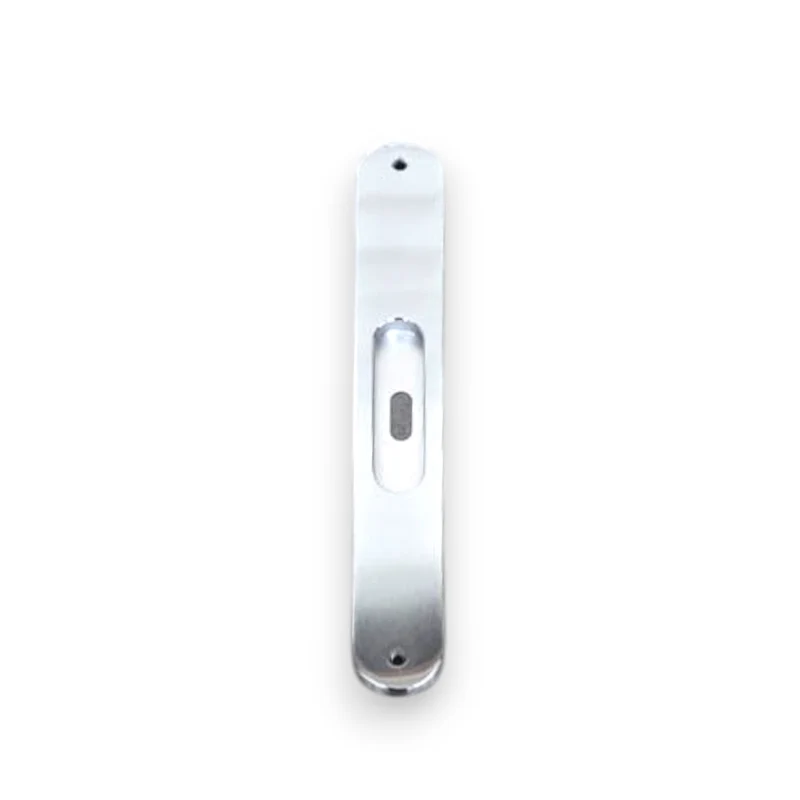 Placca Maniglia Incasso Per Porta Scorrevole Lunga Con Foro Oro Cromo Sat Bronzo