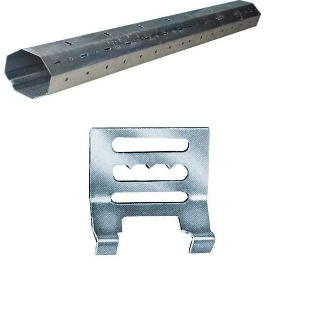 Gancio Zincato Per Rullo Ottagonale Per Aggancio Tapparelle Persiane In Pvc 5 Pz