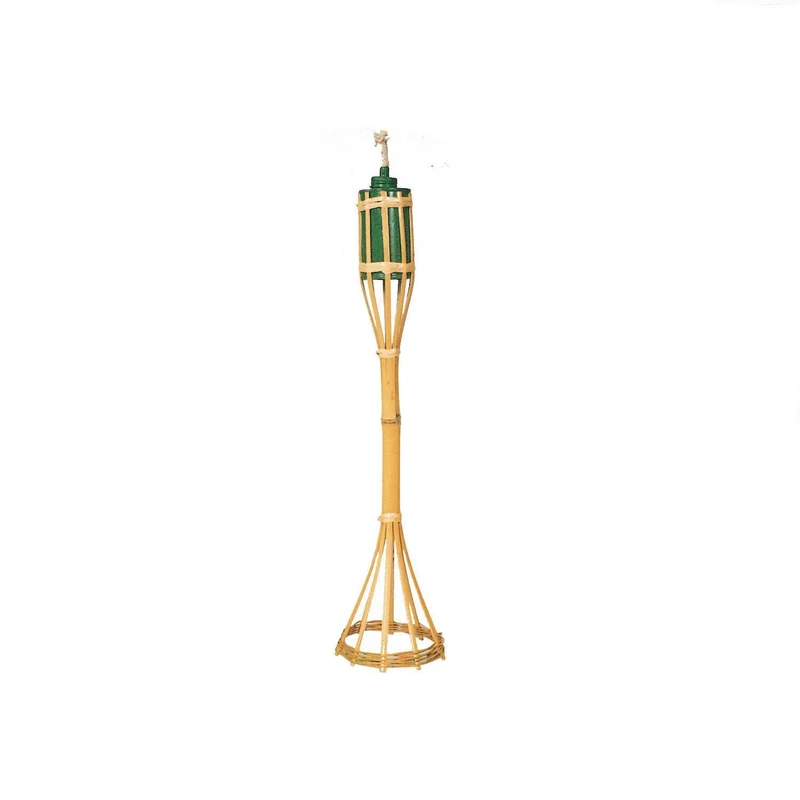 Torce In Bamboo X Olio Paraffina Citronella Antizanzare Cm50 Lt 0,2 Autoportante