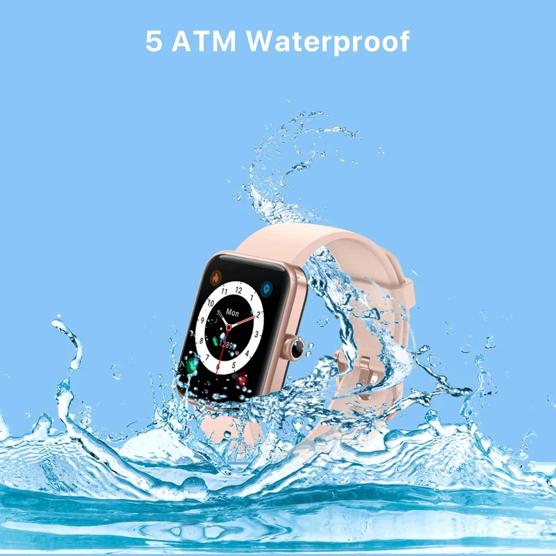 UMIDIGI UFit Pro Smartwatch Donna Orologio Fitness Tracker per Uomini Donne, Cardiofrequenzimetro, SpO2, Alexa Integrata,5ATM Impermeabile Fitness Orologio per Android/iOS,Whatsapp Notifiche Messaggi
