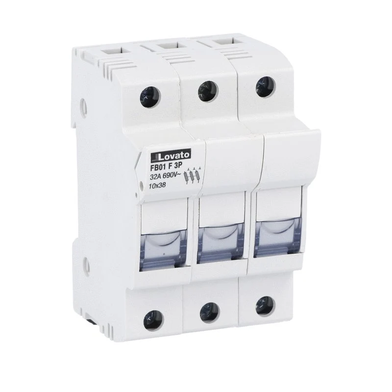 Base Portafusibili Lovato Curus 10x38 32A 3P 3 Moduli – FB01F3P
