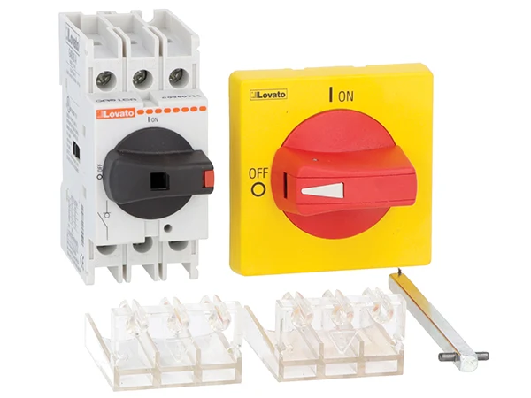 Interruttore Sezionatore Lovato GA063SA 63A 3P in Kit con Maniglia Blocco Porta – GA063SAK30063