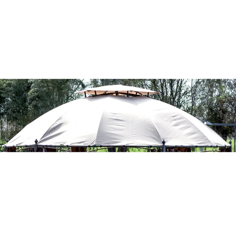 Top Superiore Telo Di Ricambio Per Gazebo Gotic Alluminio Esagonale 3,50