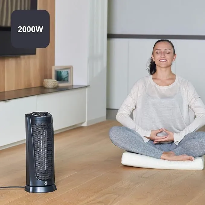 Termoventilatore Stufa Elettrica a Torre Ventilata Ceramico B&D A Pavimento Bxsh