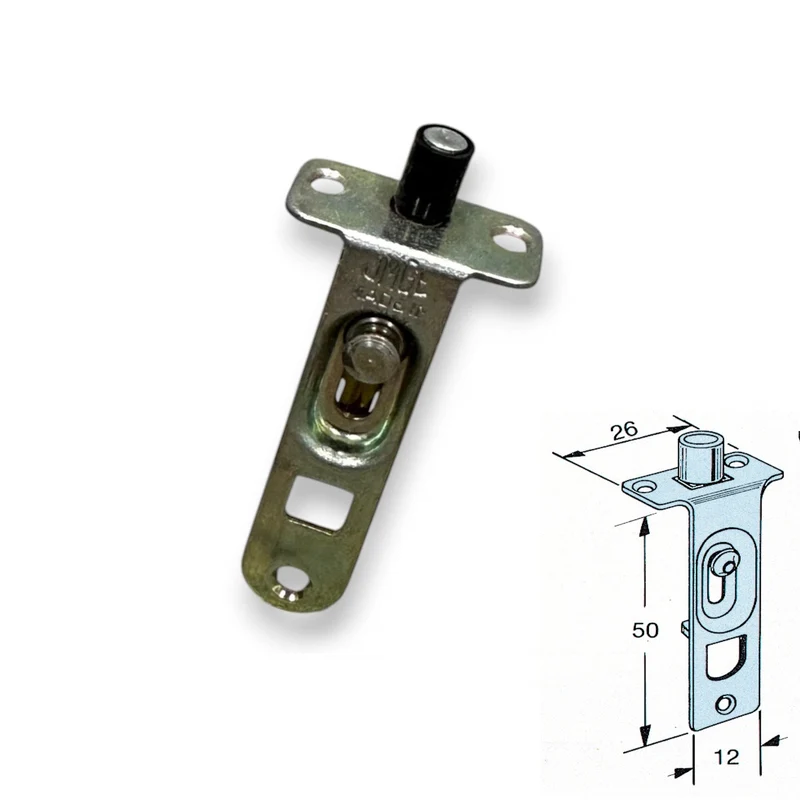OMGE 310 Guida CATENACCIO per antine Scorrevoli a Rullo Bussola 6 MM