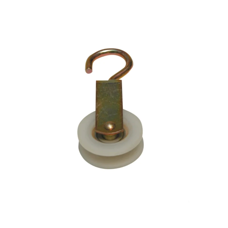 Carrucola in Nylon Ruota Con Cuscinetto Mm 50 Per fune Corda Con Gancio