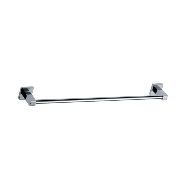 Portasciugamani Geo Porta Asciugamani Cromo Lucido Cm 60 Base Quadra