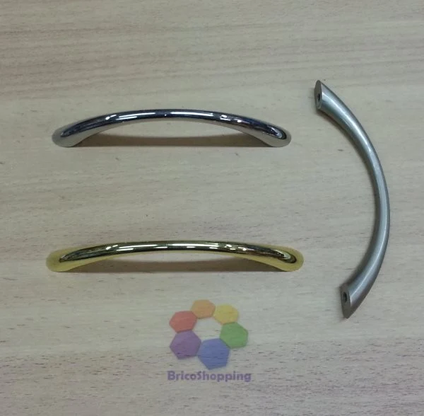 MANIGLIETTA PER MOBILI MANIGLIA MANIGLIE ORO CROMO LUCIDO SATINATO MM 64 96 128