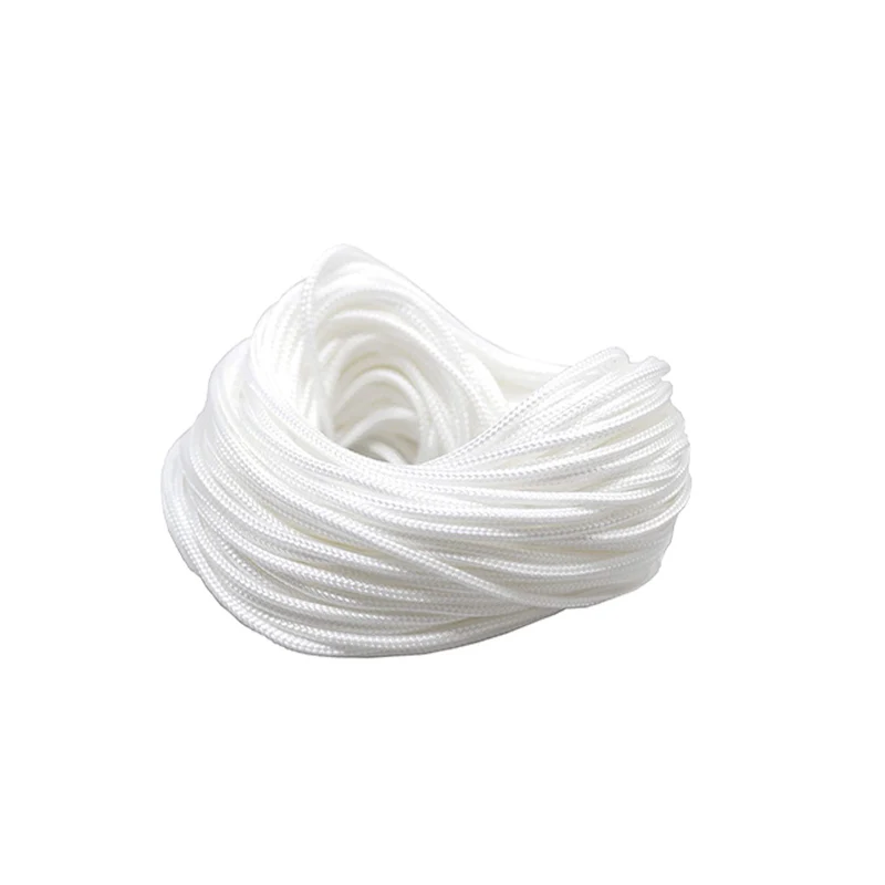 Laccio Per Veneziane E Bastoni cordinino per Tenda 3mm Cf 20 metri Bianco