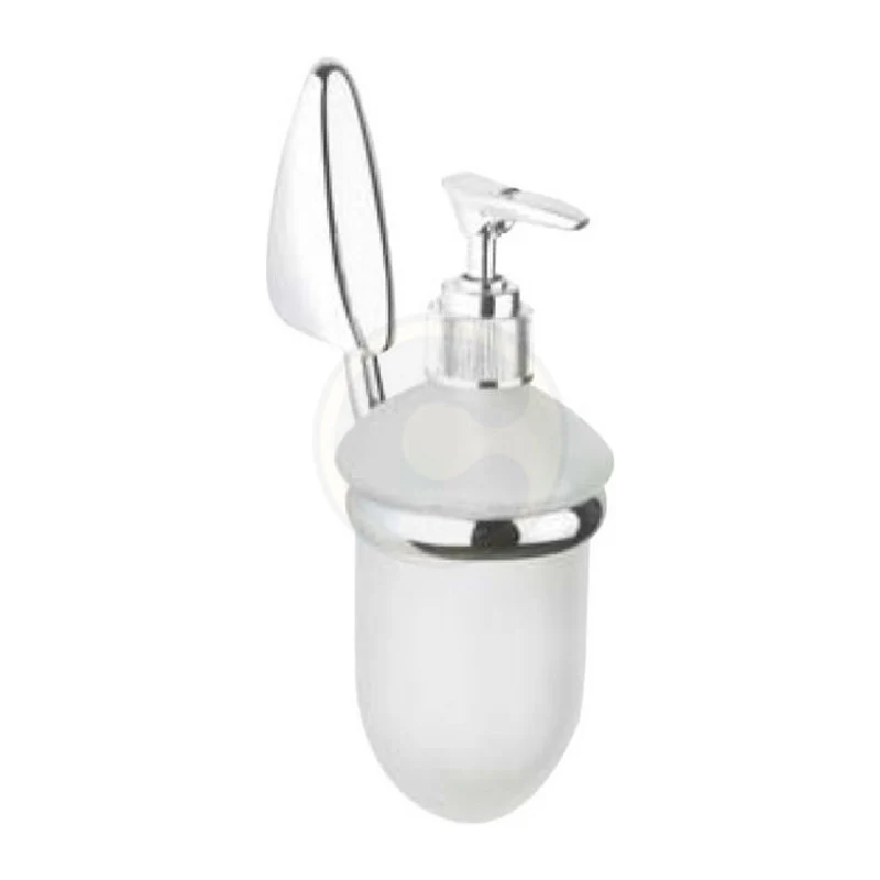 Portasapone Liquido Dispenser Sapone A Muro Serie Goccia Base Quadrata