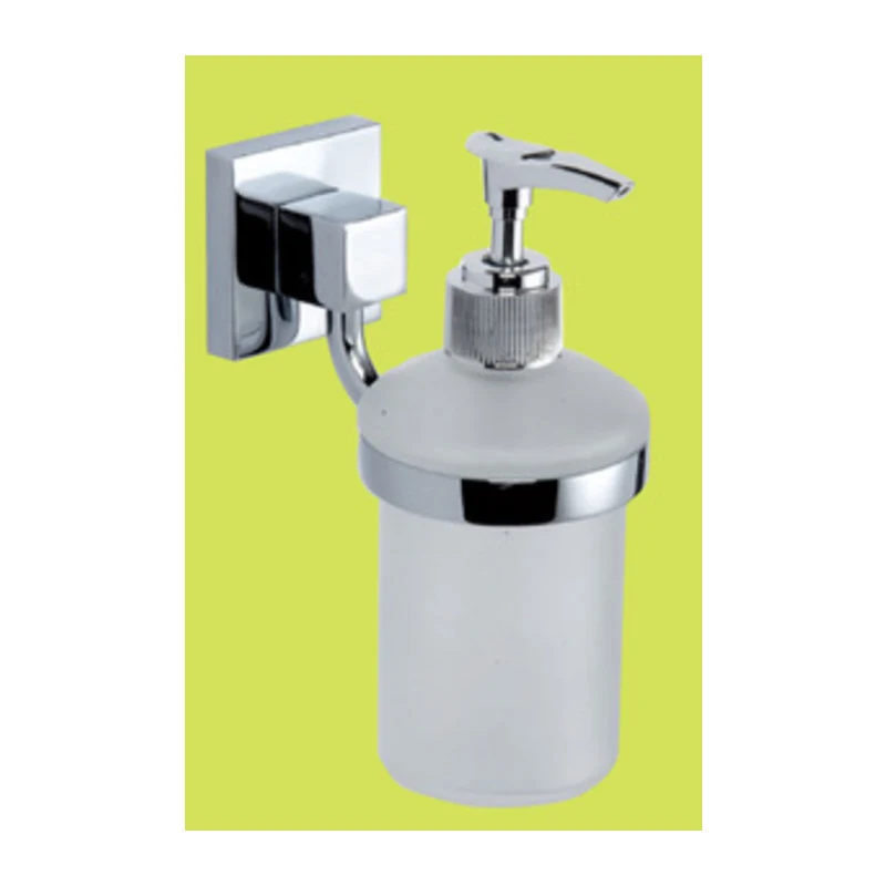 Portasapone Liquido Dispenser Sapone A Muro Serie Geo Base Quadrata