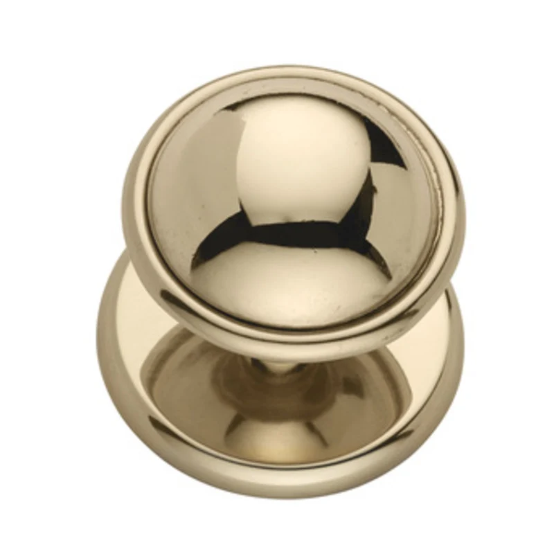 Pomo per Porta Blindata d'entrata Pomolo per Portoncino Portone Oro Lucido In Ottone