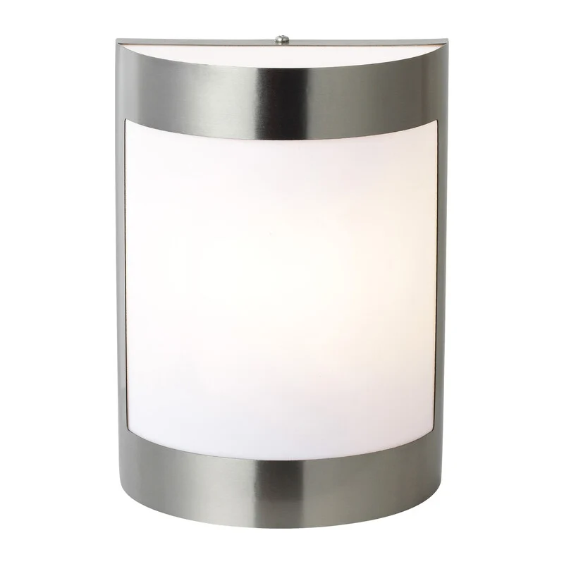 Plafoniera A Parete Corpo Acciaio Inox Attacco E27 10x16x26