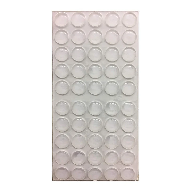 Antiscivolo Batticolpo Paracolpo Adesivi Gocce Di Silicone 50 Pz 10x3 Mm