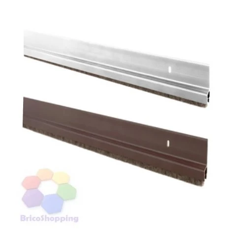 Parafreddo Paraspifferi Sotto Porta Pvc Con Feltro 1mt Feltro Bianco O Marrone