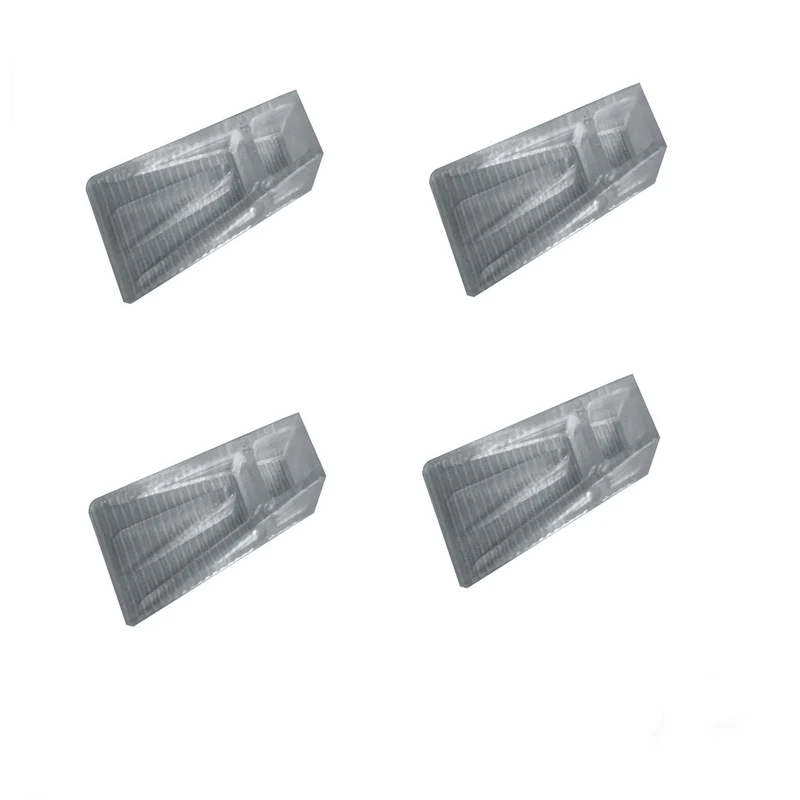 4 Pezzi Zeppa Antiscivolo Gomma Trasparente Mm 66 Al Silicone No Adesiva