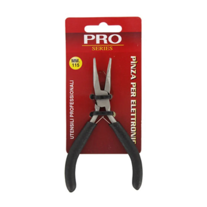 Mini Pinza Per Elettronica Art 206 "Pro" Becchi 1/2 Tondi Curvi Cromo Vanadium