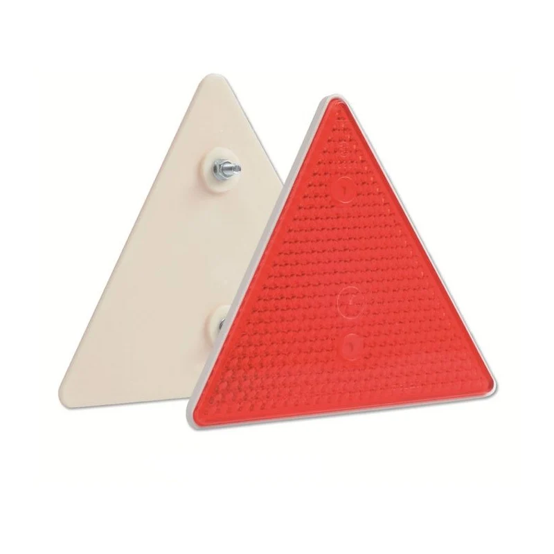 Red Triangle Reflectors for Trailers - Pack of 2