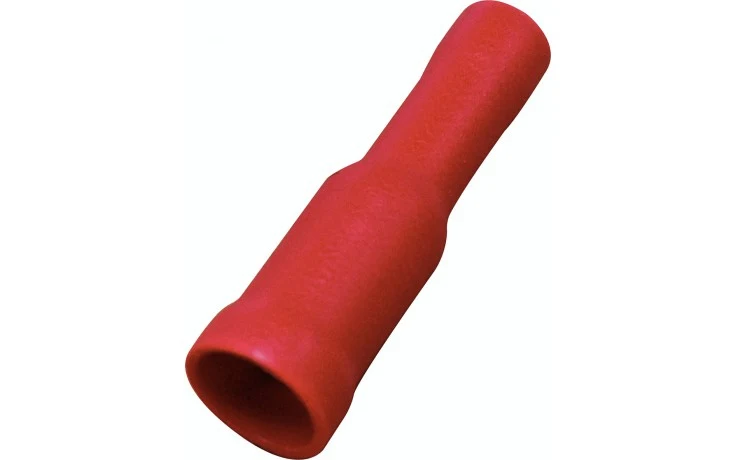 Red Bullet Socket Crimp Terminal 4.0mm / Pack of 100