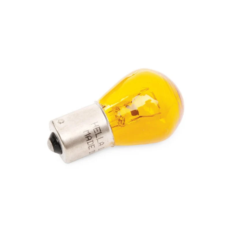 Hella 12v PY21w Offset Amber Bulbs / Pack of 10