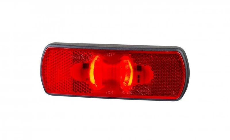 Red LED Marker Lamp with No Visible Fixings