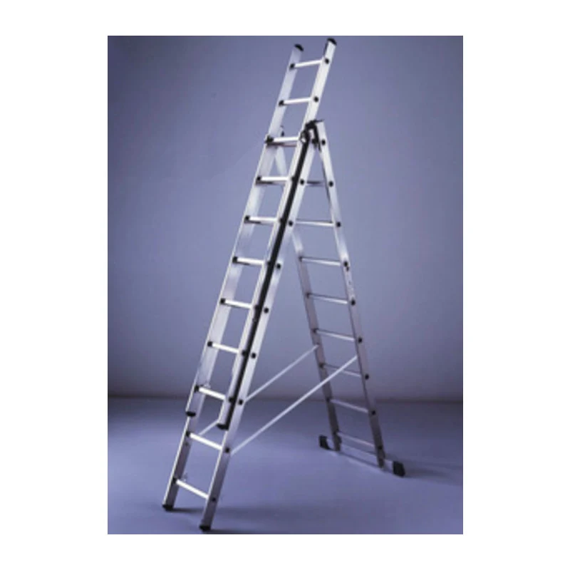 Scala Alluminio Combinata 3 X 7 Gradini 2,02 /5,16 Mt Estensibile Allungabile