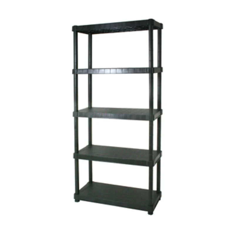 Scaffale Resina Plastica 5 Piani 90x40x188h Interno Esterno Garage Giardino Ripostiglio