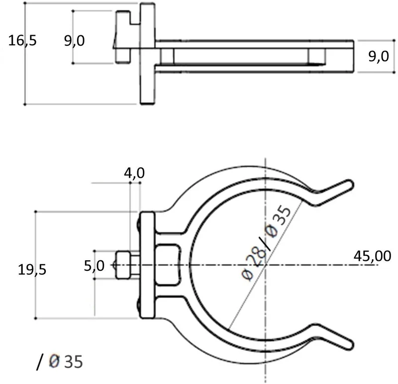 10 Gancio per Zoccolo Da Mobile Cucina in Abs Clip Piedini Zoccolatura Plastica
