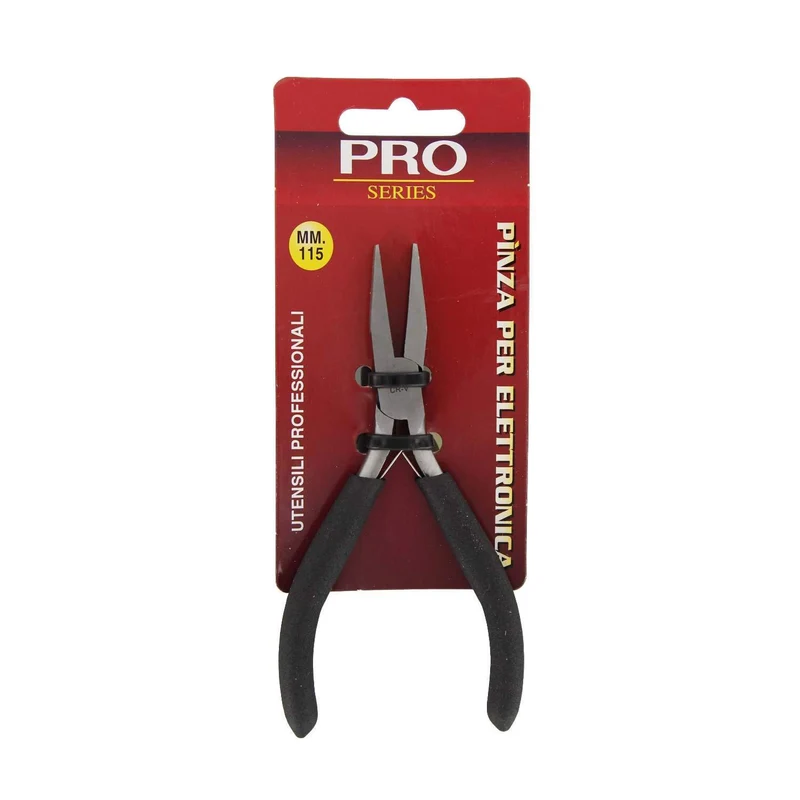 Mini Pinza Per Elettronica Art 201 "Pro" Becchi Piatti Pinza Piccola 115 Mm