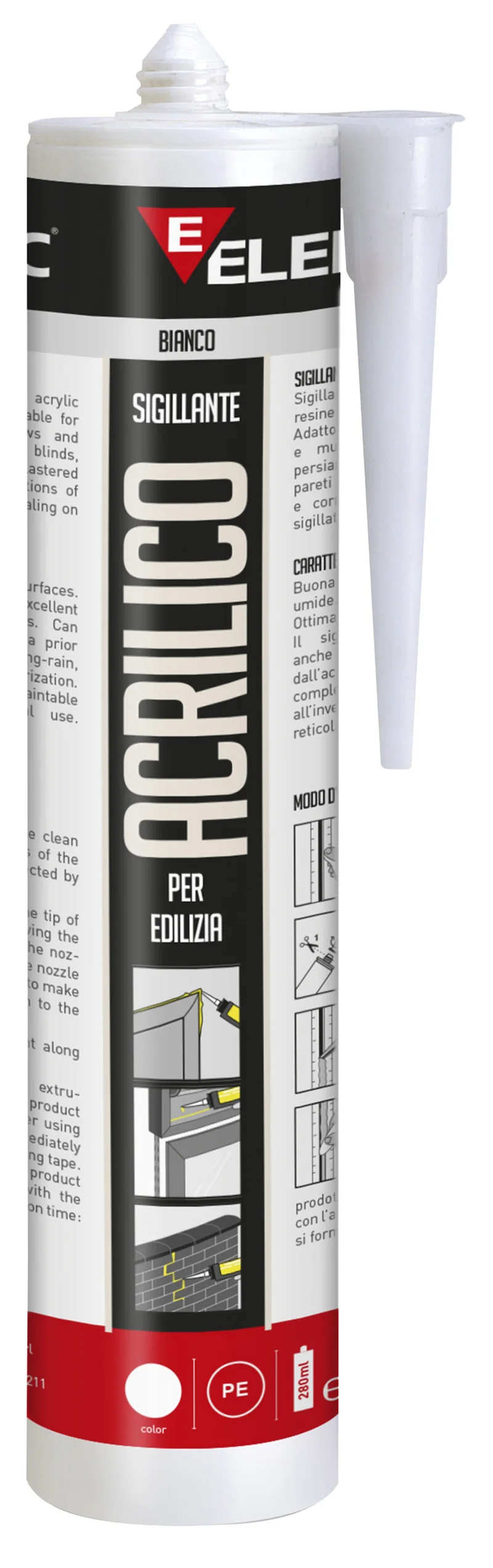 Sigillante Acrilico Bianco Elematic – 8708236