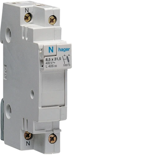 Portafusibile Sezionabile Hager L31 1P+N 25A 1 Modulo – L40600