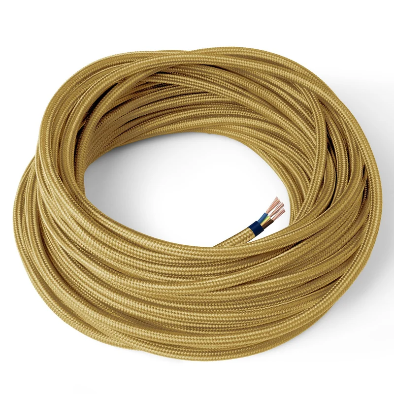 Cavo Elettrico in Tessuto Tondo Amarcords 3x0.75 Vari Colori
