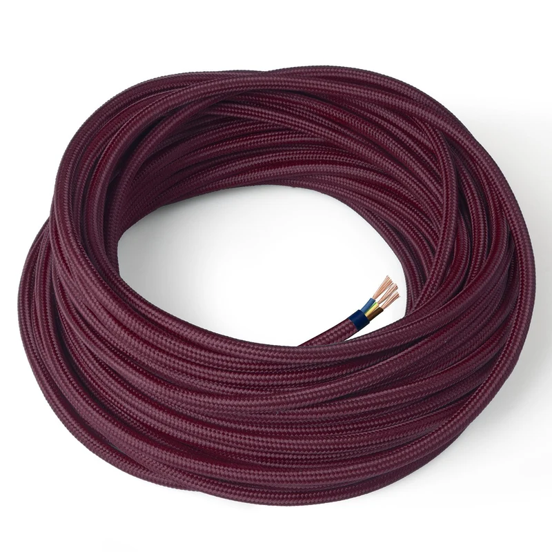 Cavo Elettrico in Tessuto Tondo Amarcords 3x0.75 Vari Colori