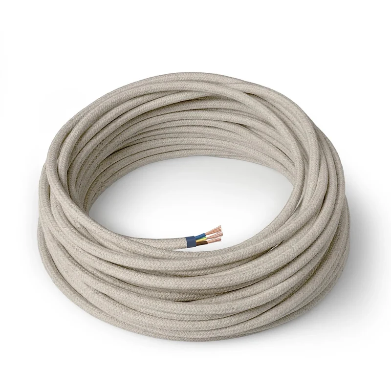 Cavo Elettrico in Tessuto Tondo Amarcords 3x0.75 Vari Colori