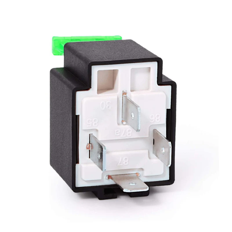 12V 30A Fused Mini Relay / 4 Pin
