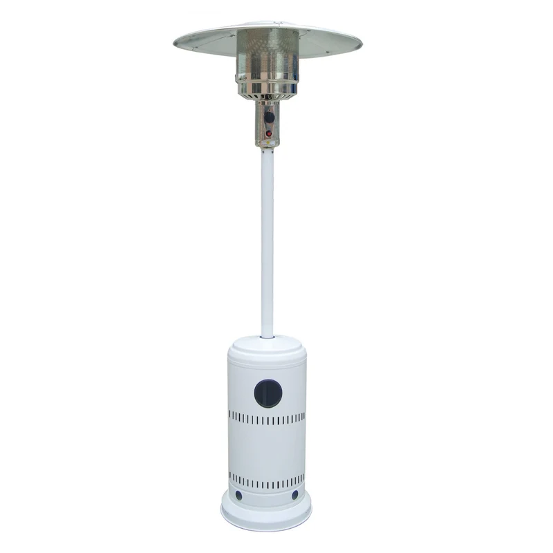 Stufa Aerea Patio Stufa A Gas Gpl Infrarossi Fungo Esterna 25mq Cm220 H Bianca