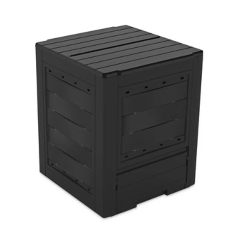 Compostiera in resina 260 Lt 60x60x73h Composter Compostaggio Giardino Ambition