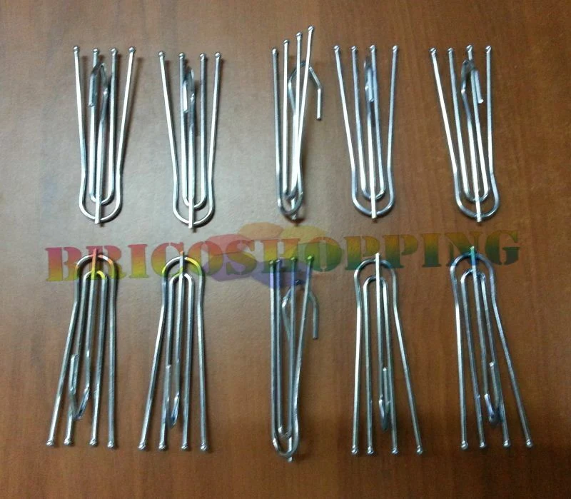 Spillone Forchettone Per Fascia Arricciatenda Riloga Spillo Gl Bastoni Tende 10p