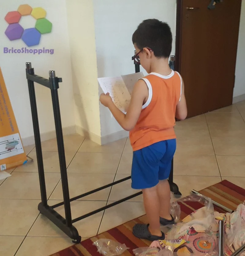 Stender Per Abiti Doppio Stander Stand Appendiabiti H 173 Estesibile Fino 135 Cm