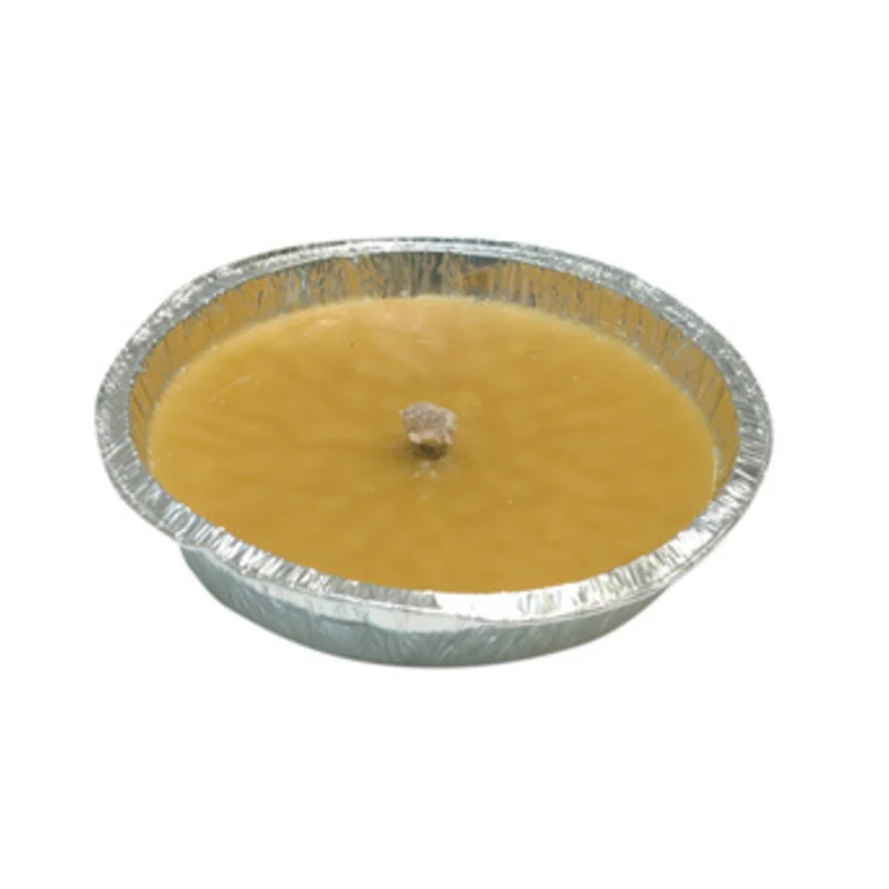 Candela Citronella Antizanzare Cm 14 In Stagnola Alluminio Stoppino Antivento