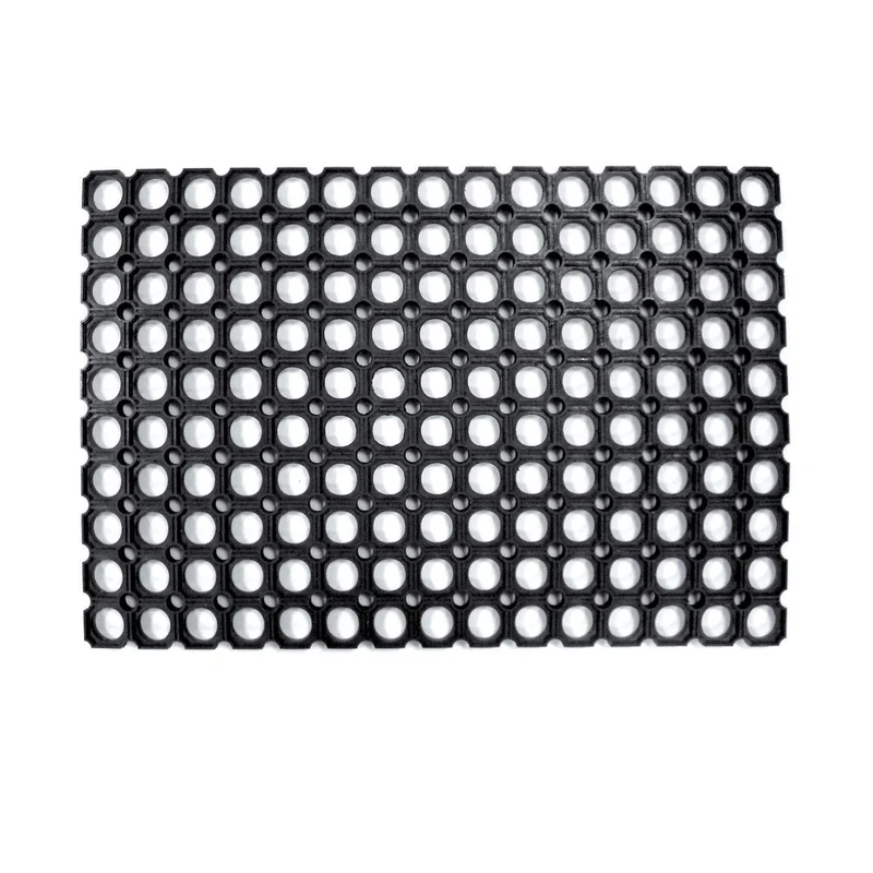 Zerbino Robustus Componibile Pvc Nero Cm.40x70 Nido D'Ape Alveolare