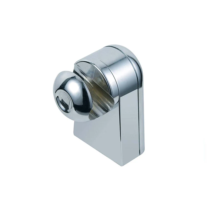 Supporto Fisso A Muro X Doccia Doccetta Bagno Con Regolazione Angolo In Abs Cromato