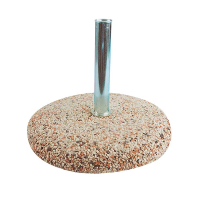 Base 35 Kg Cemento Per Ombrelloni Legno Palo Centrale Giardino Gazebo Piscina